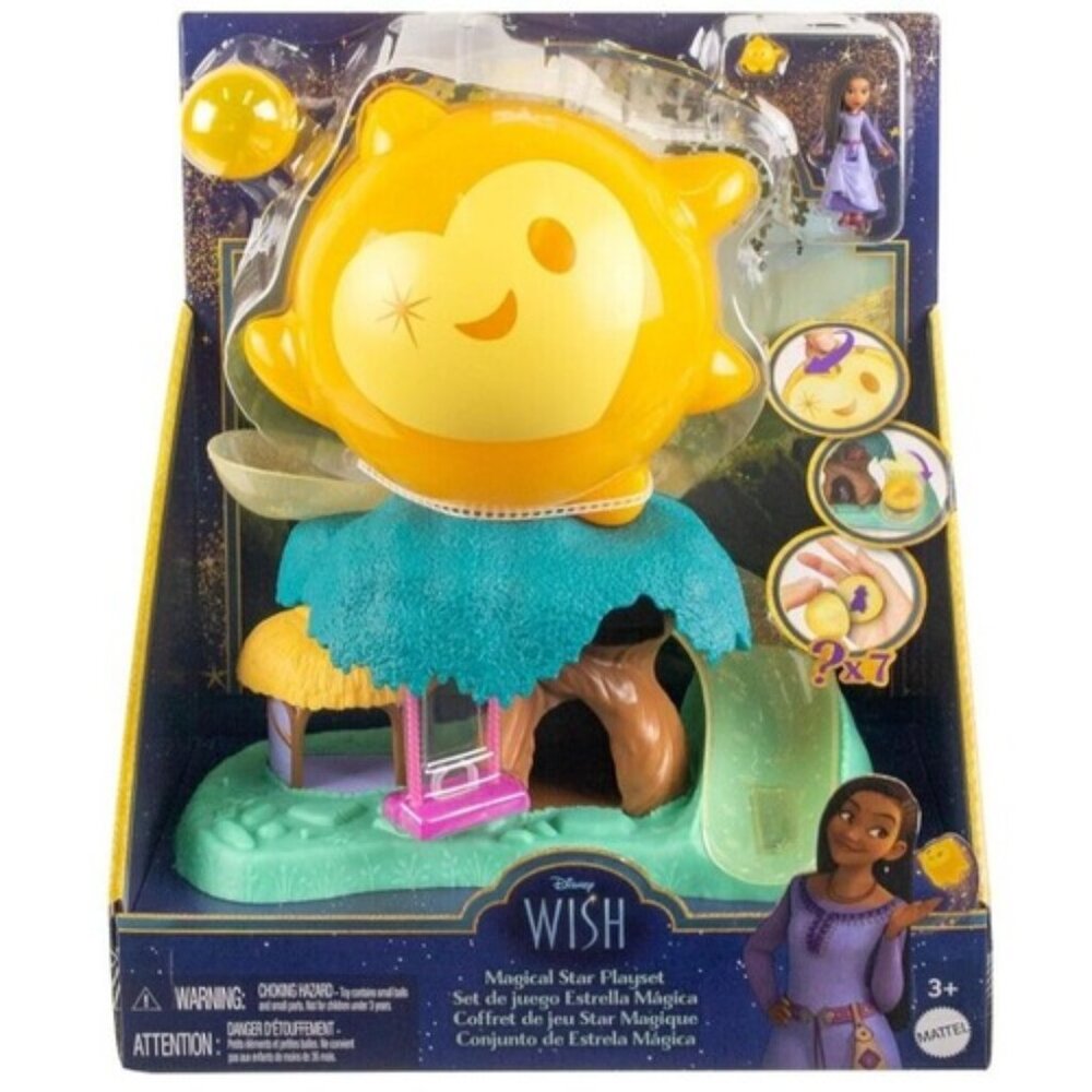 Disney Wish Magical Star Playset With Asha & Woodland Friends Interactive Toy